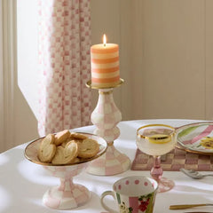 Pink Hearts 4" Pillar Candle