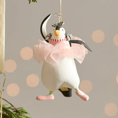 Patience Brewster Penguins En Pointe Ornaments, Set of 4