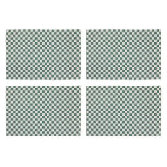 Dark Green Check Placemat, Set of 4