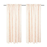 Rosy Check 84" Curtain Panel