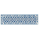 Truly Royal Check 2'6" x 8' Washable Runner