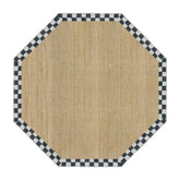 Naturals Check 6' Octagon Washable Rug