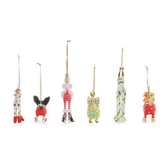 Patience Brewster Mini Dog Ornaments, Set of 6
