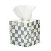 Sterling Check Capiz Boutique Tissue Box Cover