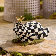 Courtly Check Frog Hide-A-Key