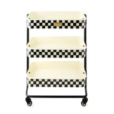 Sterling Check 2-Tier Kitchen Cart