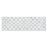 Sterling Checkered 2'6" x 8' Washable Runner
