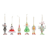 Patience Brewster Mini Cat Ornaments, Set of 6