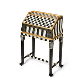 Courtly Check & Stripe Writing Desk