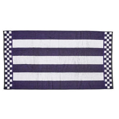 Violet Stripe Bath Towel