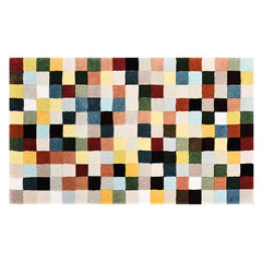 Multicolor Checkerboard 2'3" x 3'9" Rug
