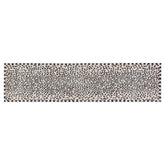 Snow Leopard 2'6" x 10' Washable Runner
