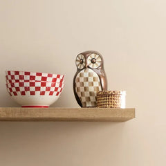 Mocha Check Owl