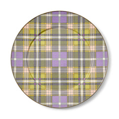 Tartan Mocha Serving Platter