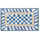 Truly Royal Check 3' x 5' Washable Rug