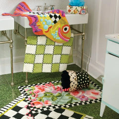 Happy Fish Bath Rug
