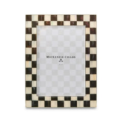 Courtly Check Silver Plated 5" x 7" Frame