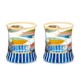 Go Fish Tumbler Glass, Set of 2