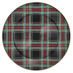 Tartan Latte Serving Platter
