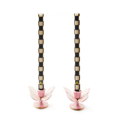 Butterfly Toile Candle Holders, Set of 2