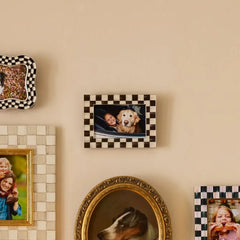 Courtly Check Silver Plated 4" x 6" Frame