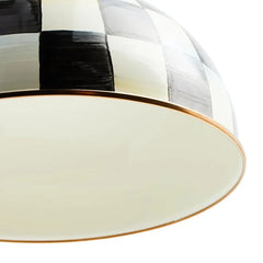 Courtly Check 12" Dome Pendant Lamp