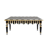 Courtly Check & Stripe Coffee Table