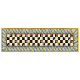 Courtly Check Purple & Green 2'6" x 8' Washable Runner