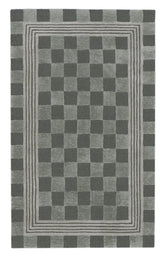 Sage Green Tonal Check 3' x 5' Rug
