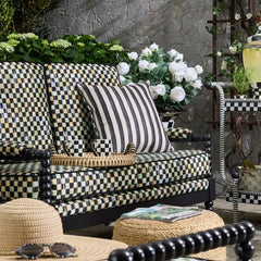 Courtly Check Printed Outdoor Pillow