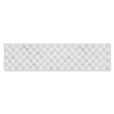 Sterling Checkered 2'6" x 10' Washable Runner