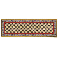 Courtly Check Purple & Green 2'6" x 8' Runner