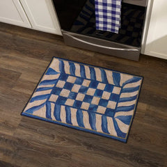 Truly Royal Check 2' x 3' Washable Rug