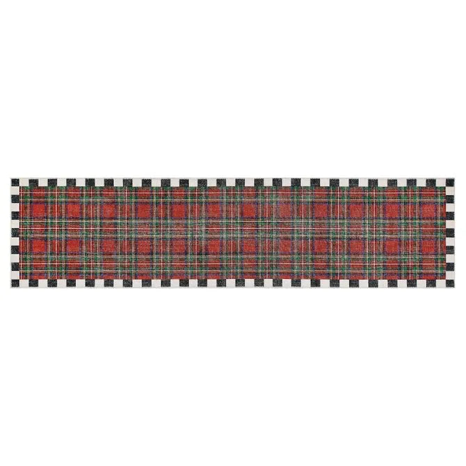 Royal Stewart Tartan Red 2'6" x 10' Washable Runner