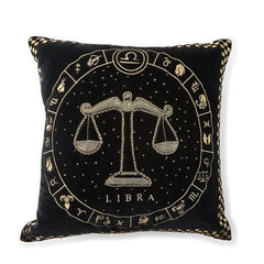 Libra Zodiac Throw Pillow