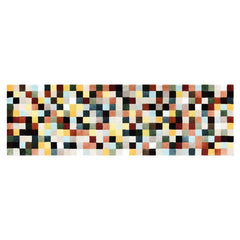 Multicolor Checkerboard 2'6" x 8' Runner