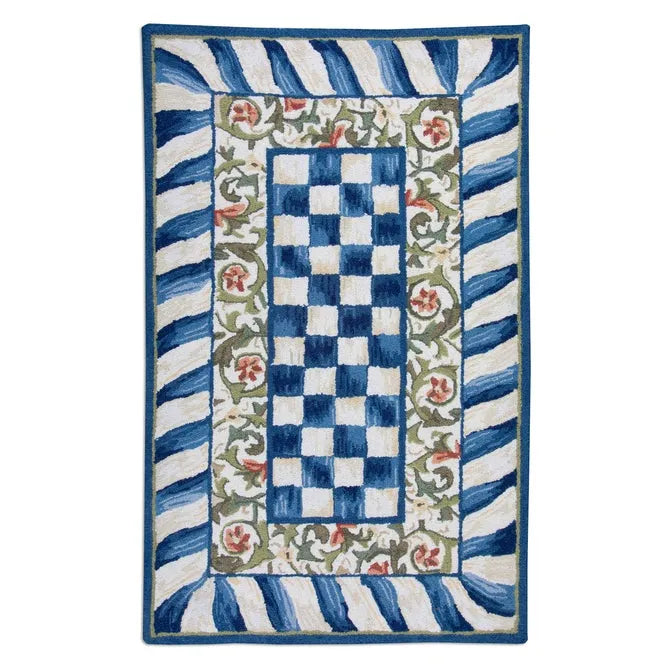 Truly Royal Check 3' x 5' Rug