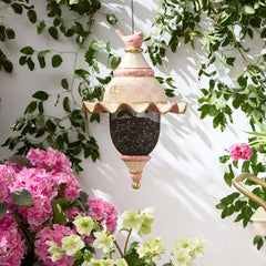 Rosy Check Pendant Bird Feeder