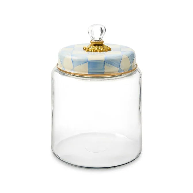 Sky Check Large Kitchen Canister