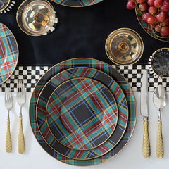 Tartan Black Charger