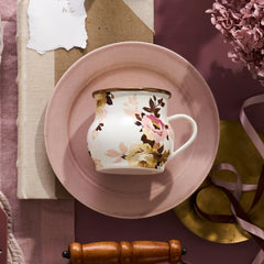 White Flower Market Mug