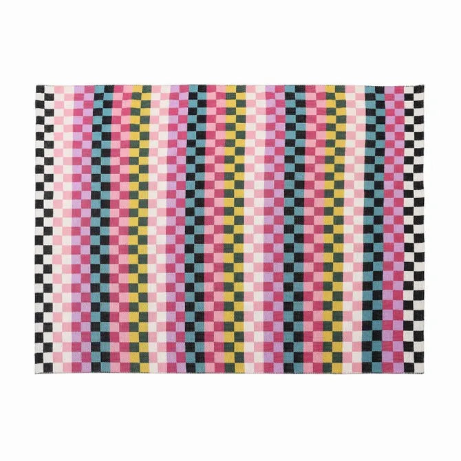 Calypso Checked 8' x 10' Indoor/Outdoor Rug