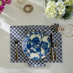 Indigo Check Napkin, Set of 4