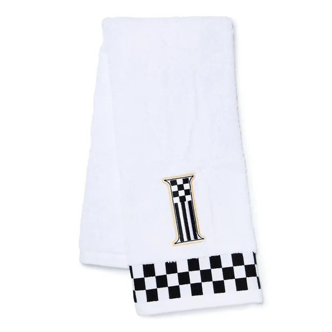 Monogram "I" Check Hand Towel
