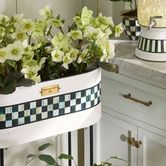 Spectator Galvanized Standing Planter