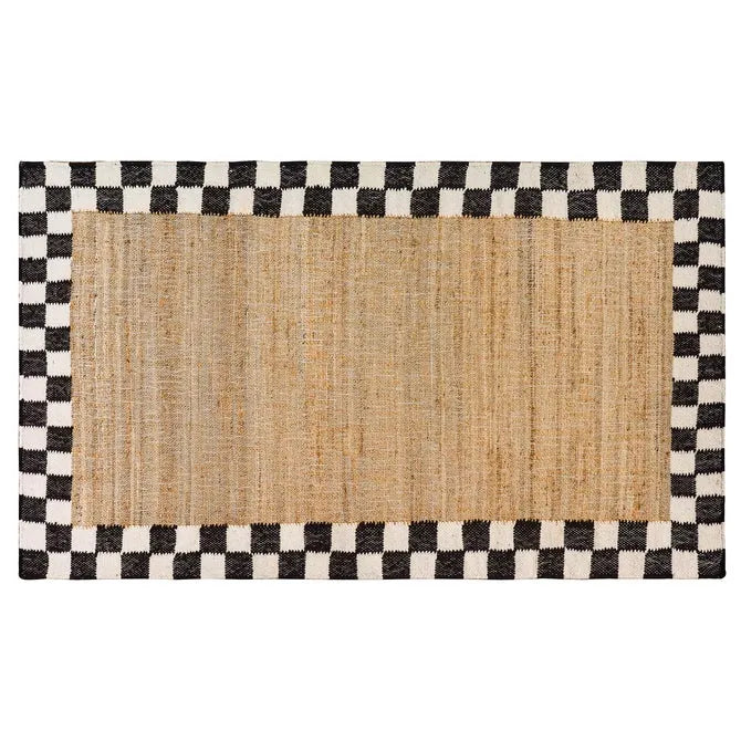 Check Jute 3' x 5' Rug