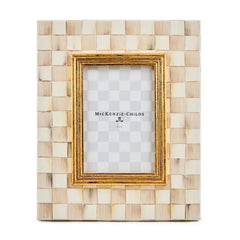 Mocha Check 4" x 6" Frame