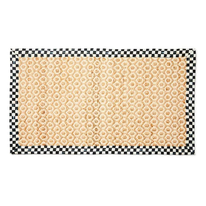 Courtly Check Natural Honeycomb 3' x 5' Jute Rug