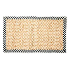 Courtly Check Natural Honeycomb 3' x 5' Jute Rug