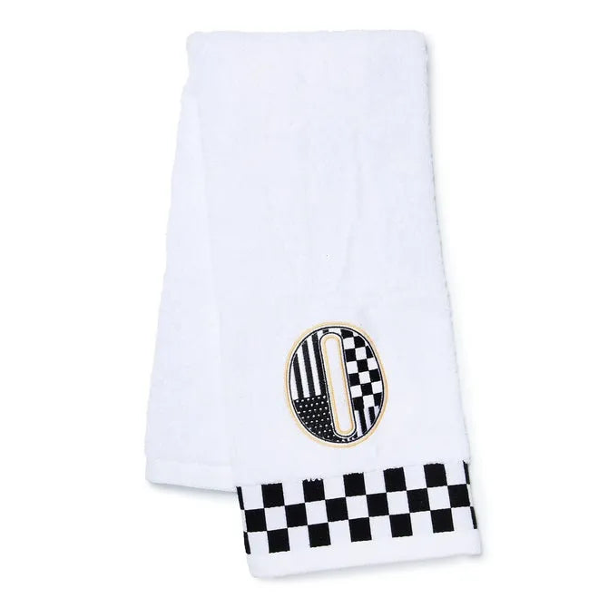 Monogram "O" Check Hand Towel